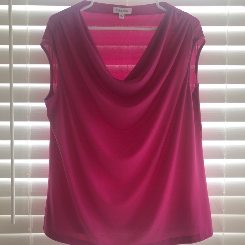Sleeveless Pink Top